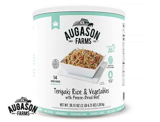 AF: Teriyaki Rice & Vegetables with Freeze-Dried Beef Can